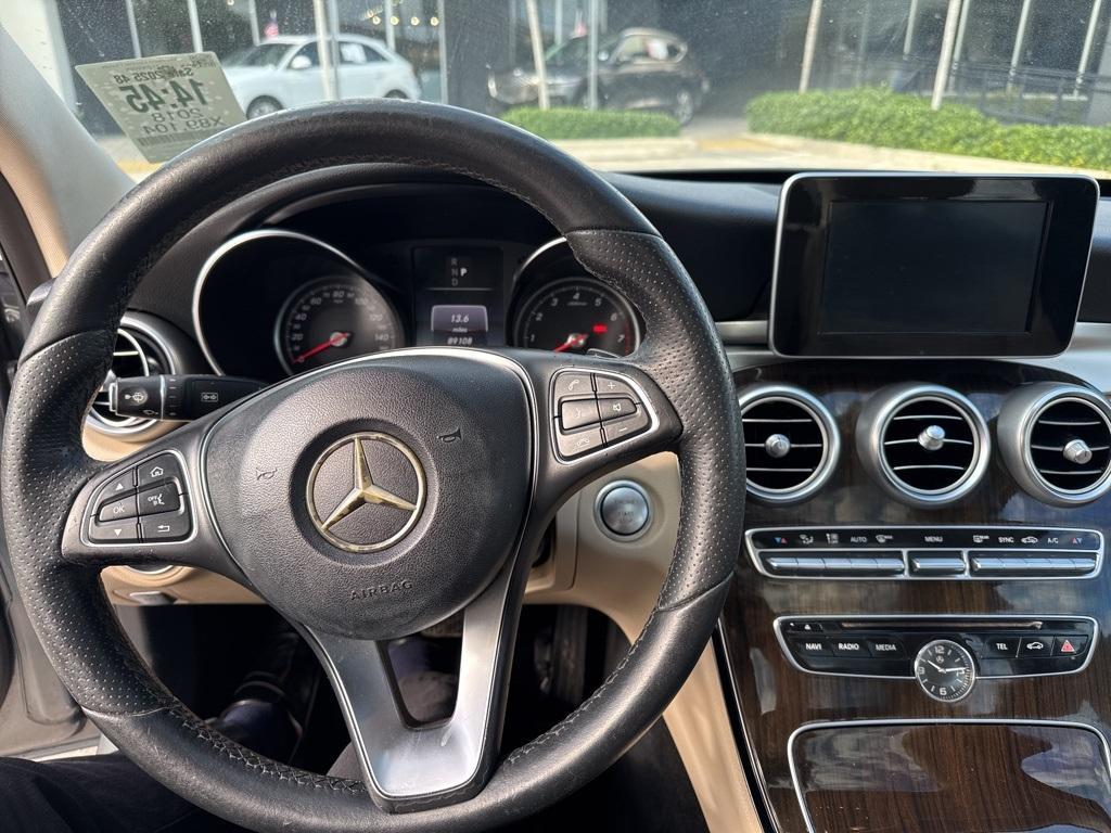 used 2018 Mercedes-Benz C-Class car, priced at $13,999