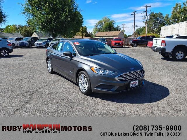 used 2018 Ford Fusion Hybrid car, priced at $14,899