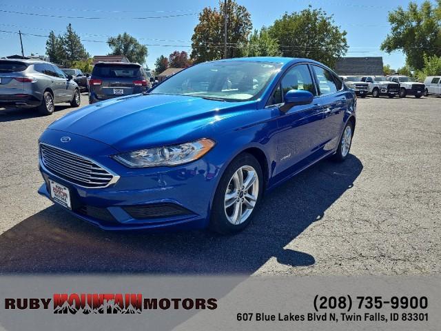 used 2018 Ford Fusion Hybrid car, priced at $14,999