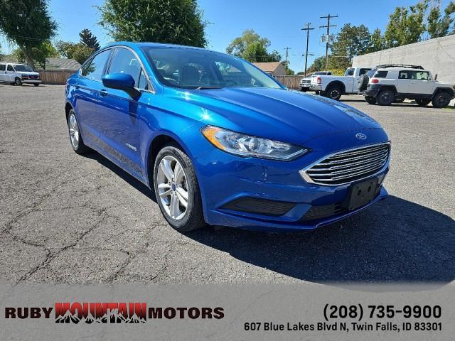 used 2018 Ford Fusion Hybrid car, priced at $15,499