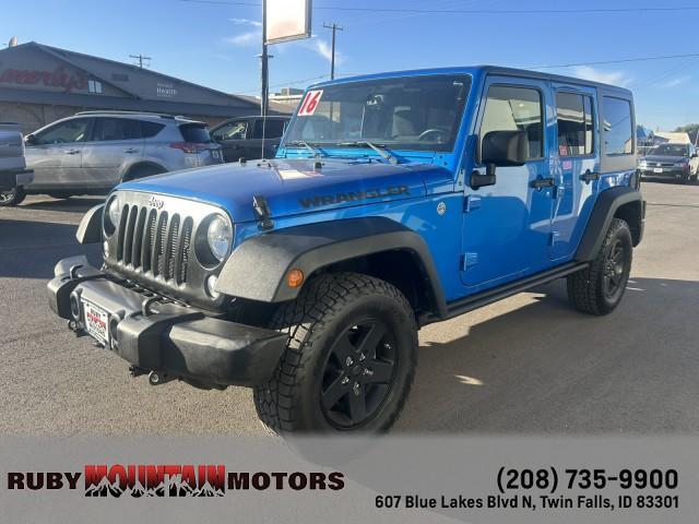used 2016 Jeep Wrangler Unlimited car, priced at $17,999