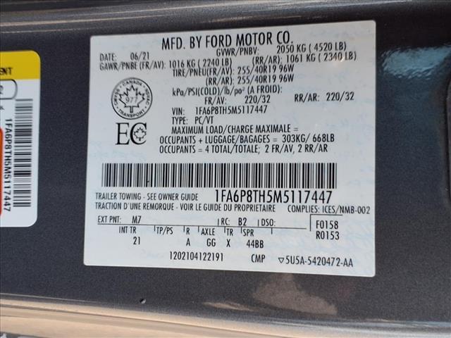 used 2021 Ford Mustang car, priced at $28,995