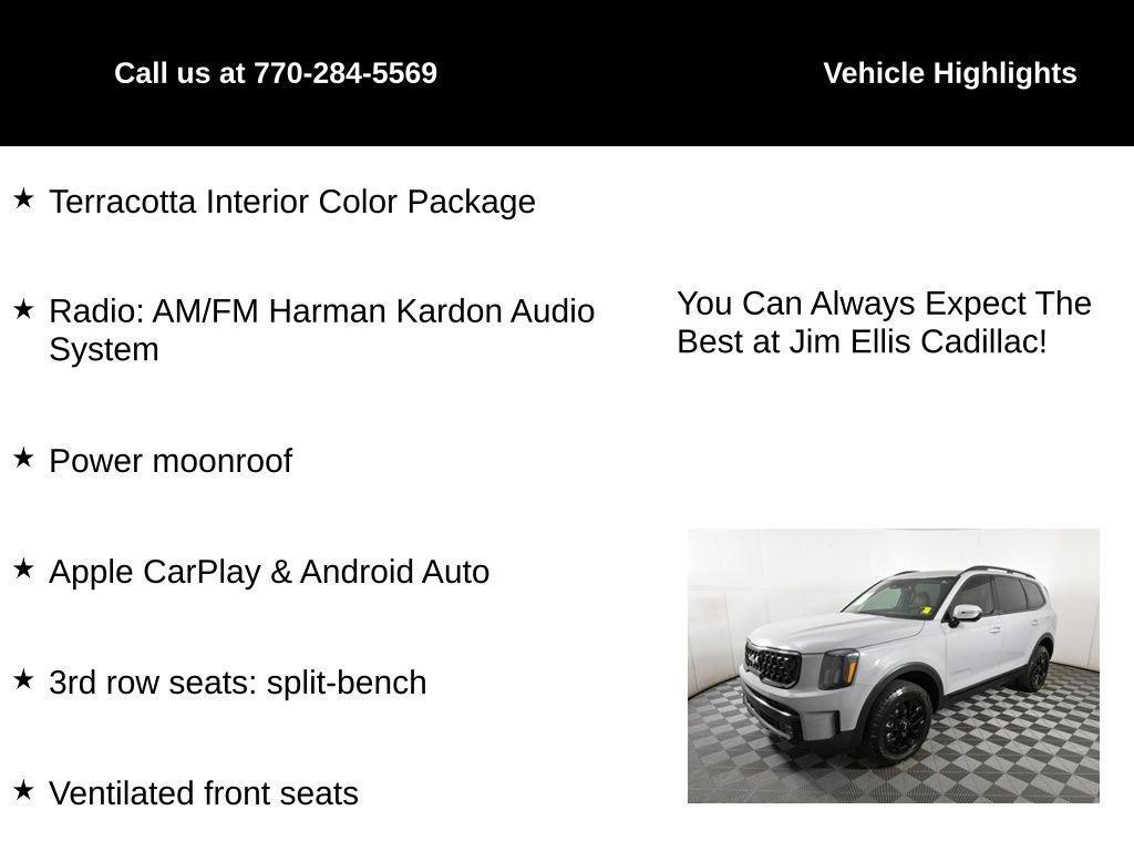 used 2024 Kia Telluride car, priced at $43,000