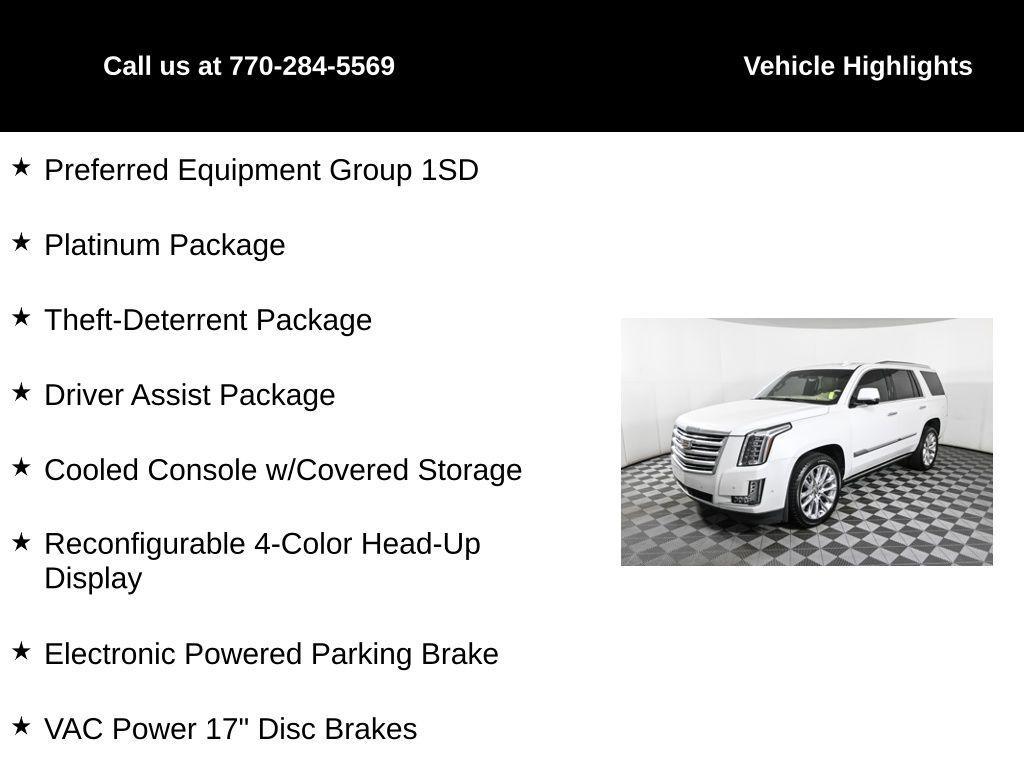 used 2019 Cadillac Escalade car, priced at $33,688