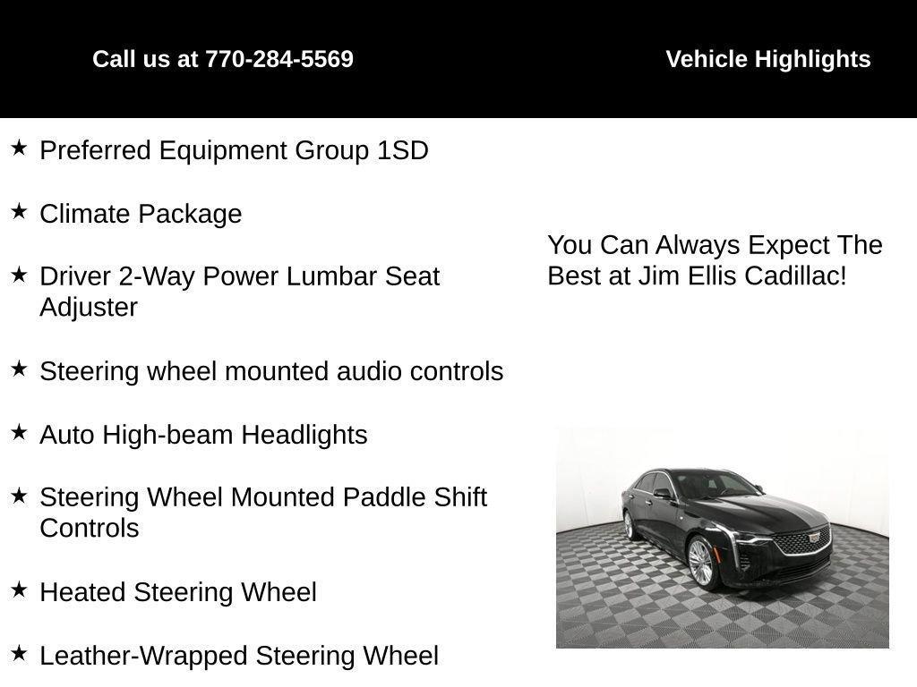 used 2022 Cadillac CT4 car, priced at $24,000