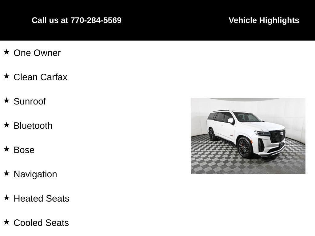 used 2024 Cadillac Escalade car, priced at $135,867
