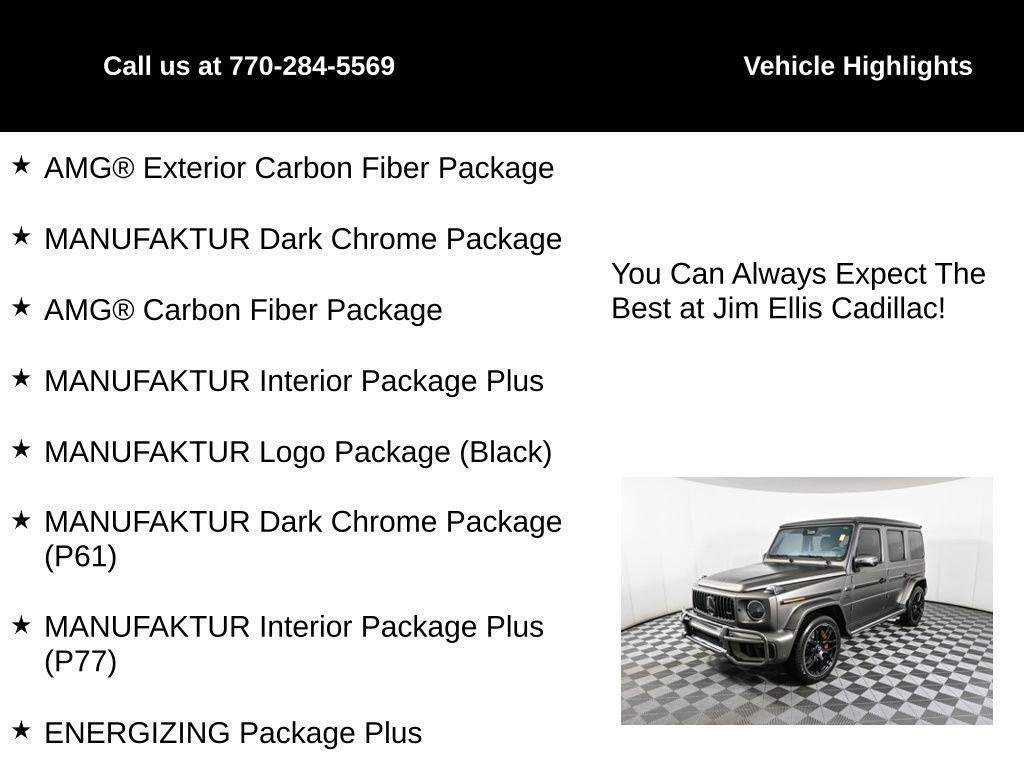 used 2025 Mercedes-Benz AMG G 63 car, priced at $240,000