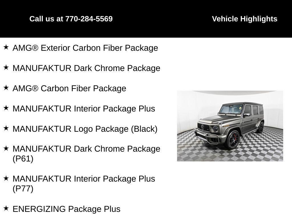 used 2025 Mercedes-Benz AMG G 63 car, priced at $239,336