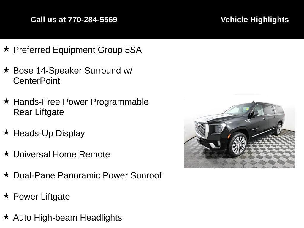 used 2024 GMC Yukon XL car, priced at $73,500