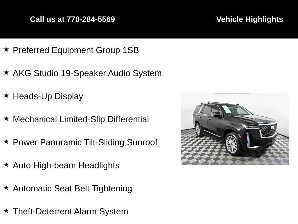 used 2024 Cadillac Escalade car, priced at $84,698