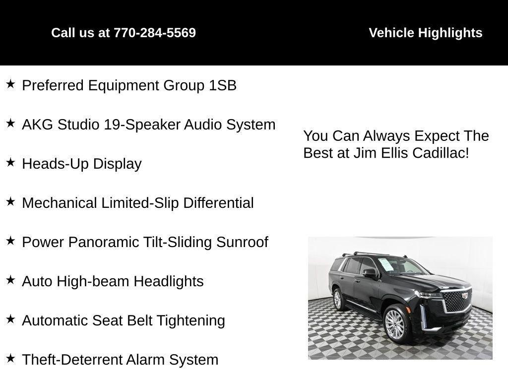 used 2024 Cadillac Escalade car, priced at $79,000