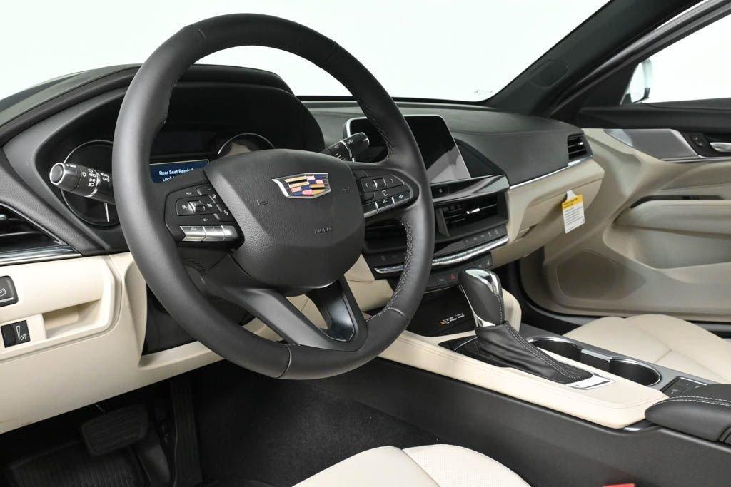 new 2025 Cadillac CT4 car, priced at $44,535