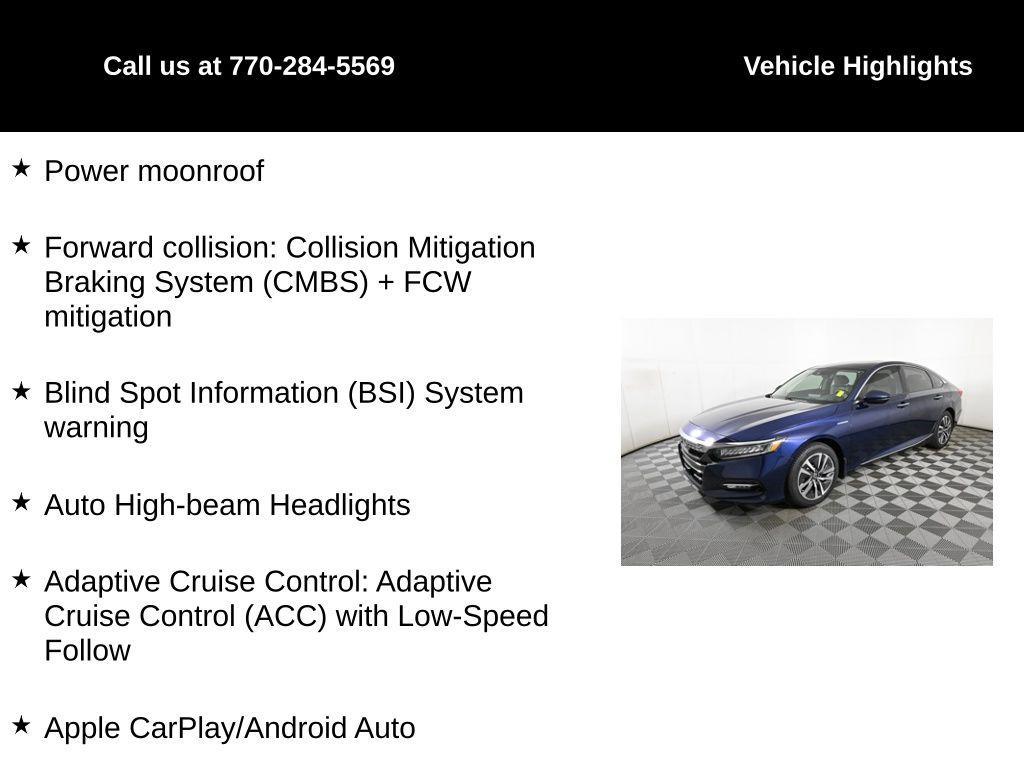 used 2020 Honda Accord Hybrid car, priced at $26,488