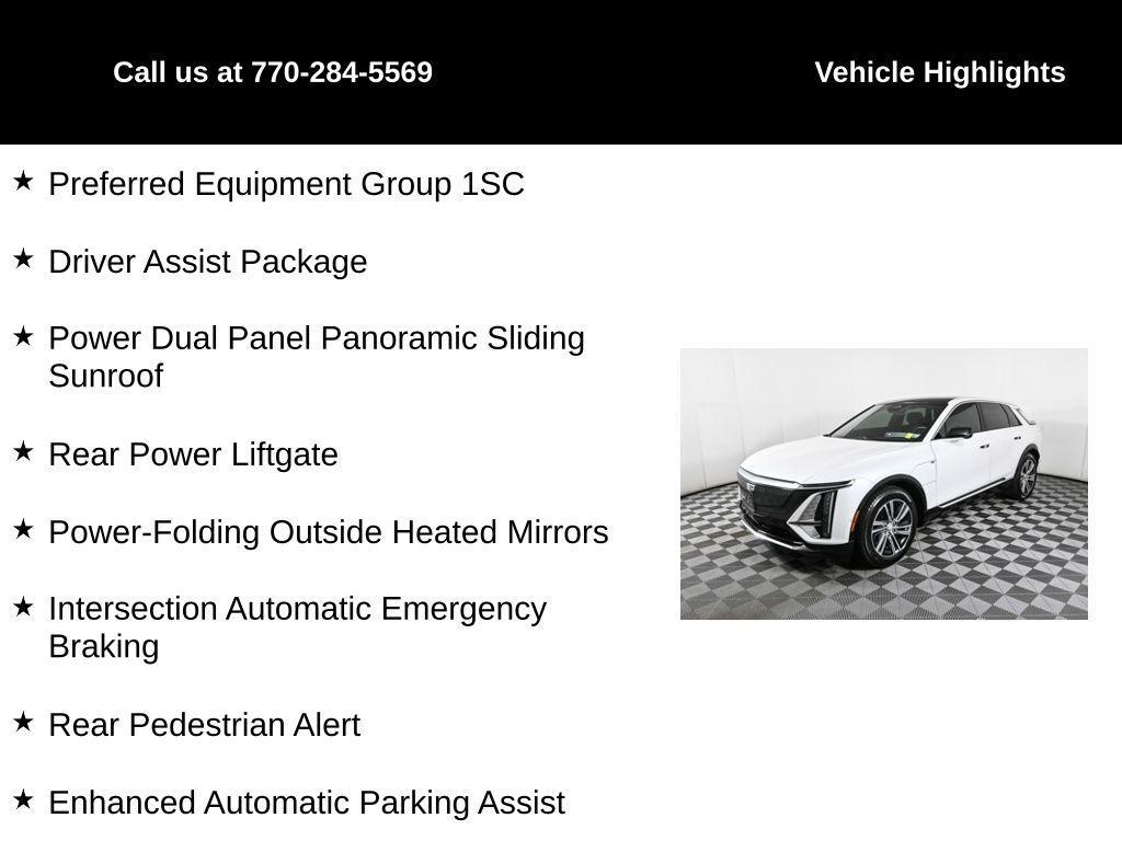 used 2024 Cadillac LYRIQ car, priced at $41,988