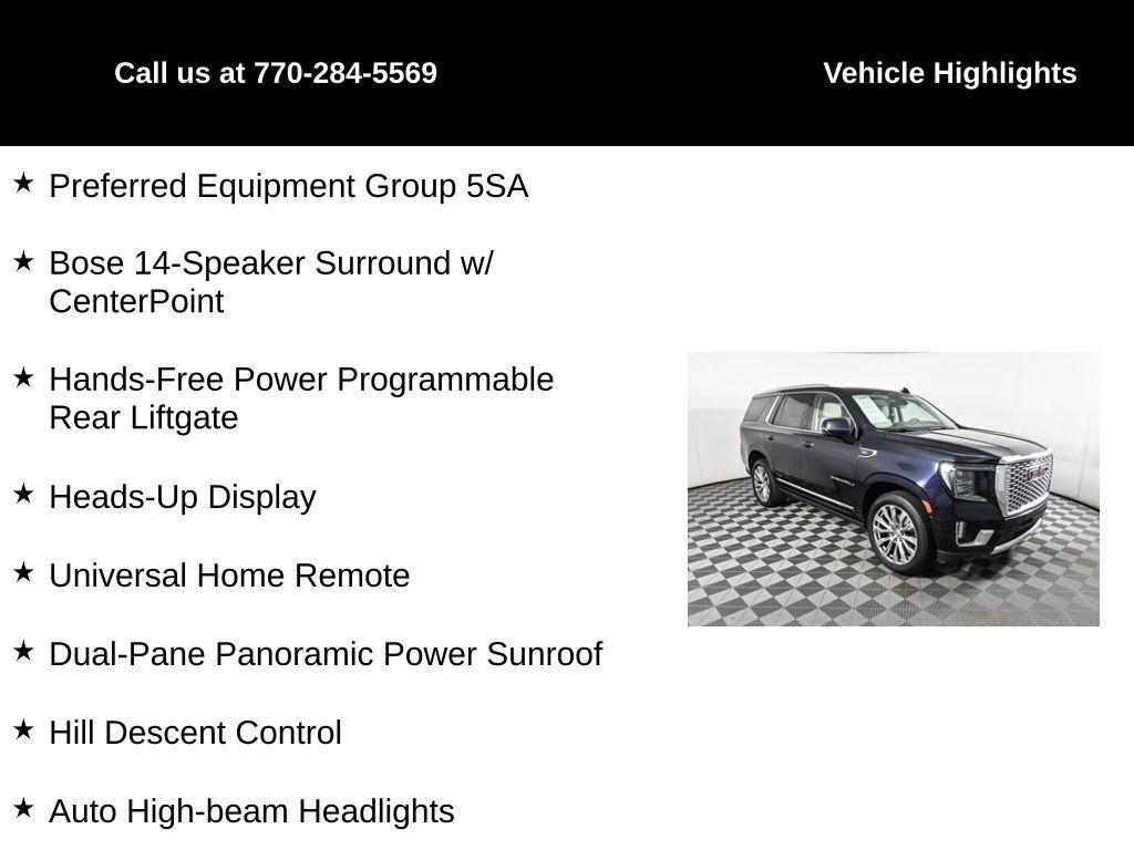 used 2022 GMC Yukon car, priced at $63,969