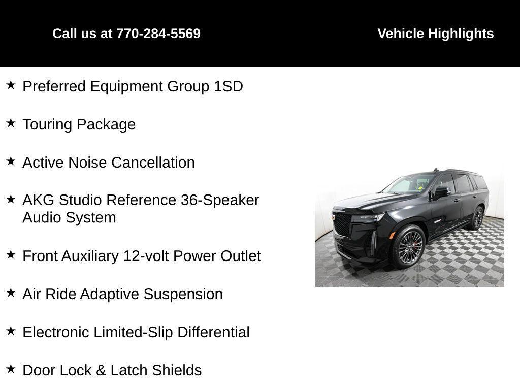 used 2023 Cadillac Escalade car, priced at $129,500