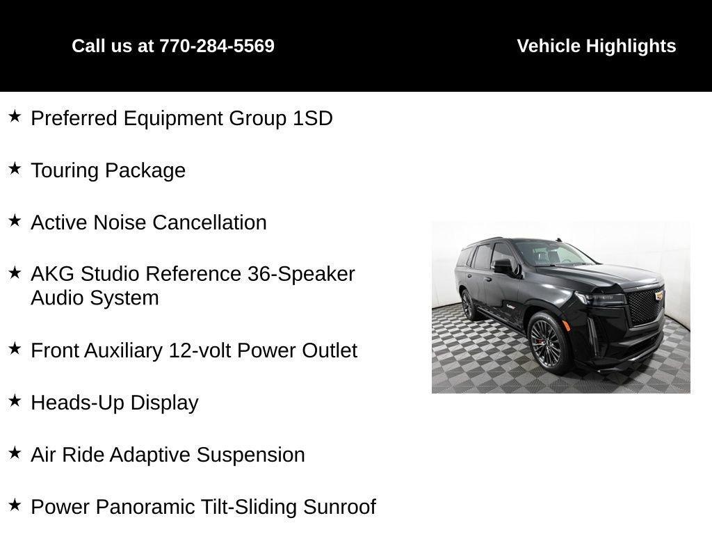 used 2023 Cadillac Escalade car, priced at $129,500