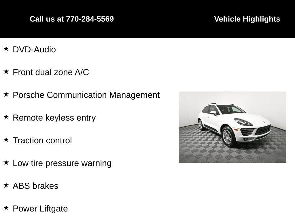 used 2018 Porsche Macan car, priced at $27,866
