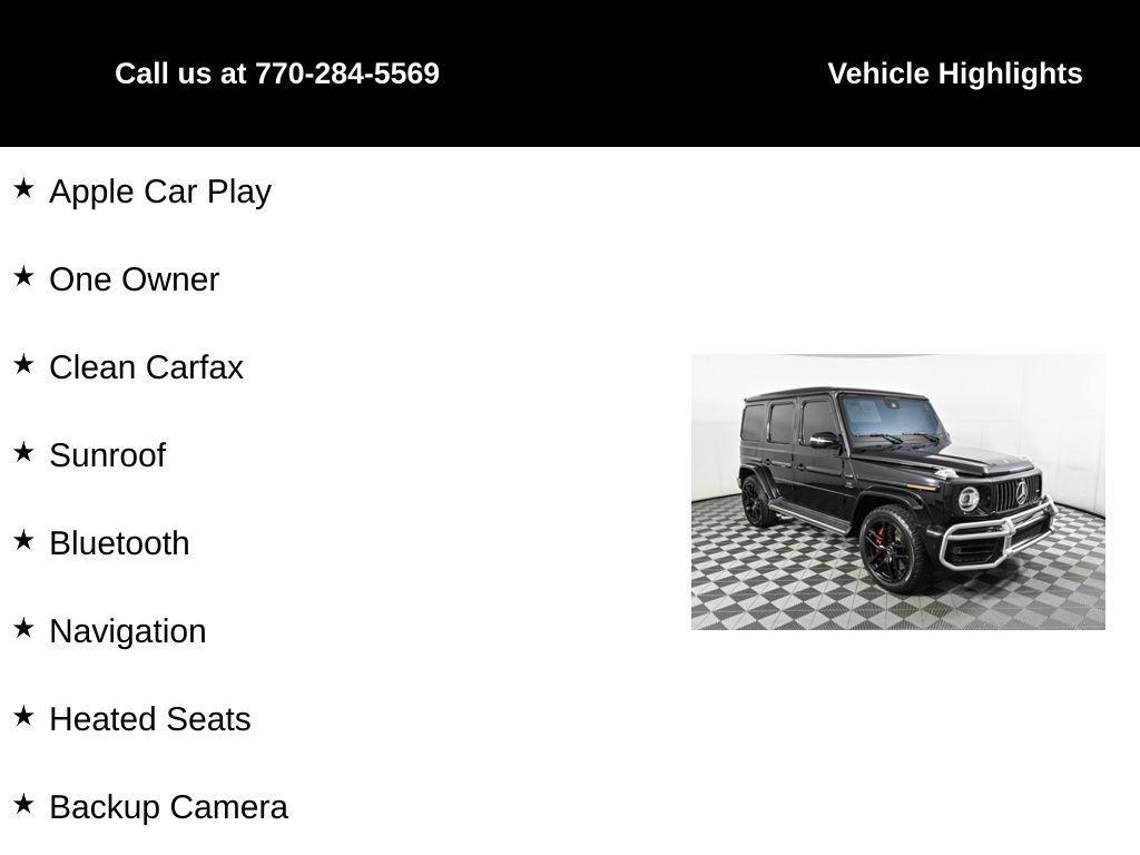 used 2022 Mercedes-Benz AMG G 63 car, priced at $170,968