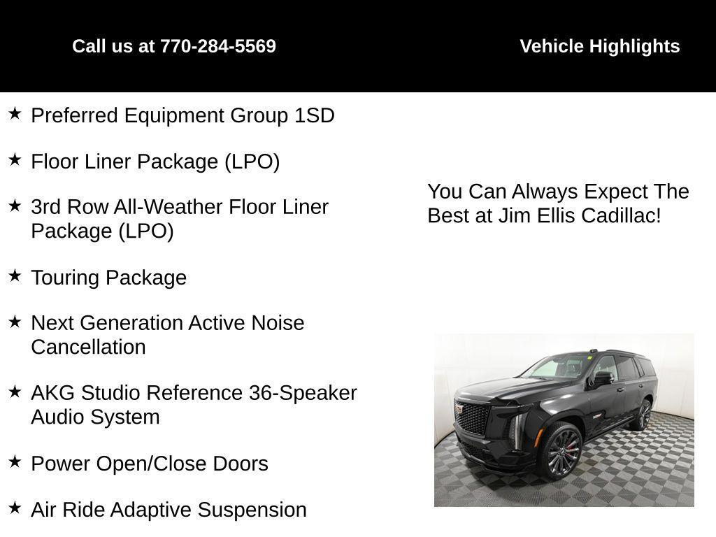 used 2025 Cadillac Escalade car, priced at $191,000