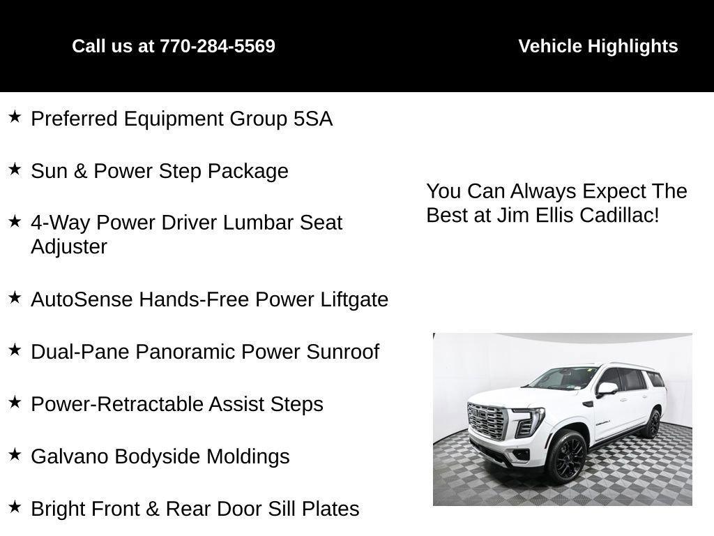 used 2025 GMC Yukon XL car, priced at $77,609
