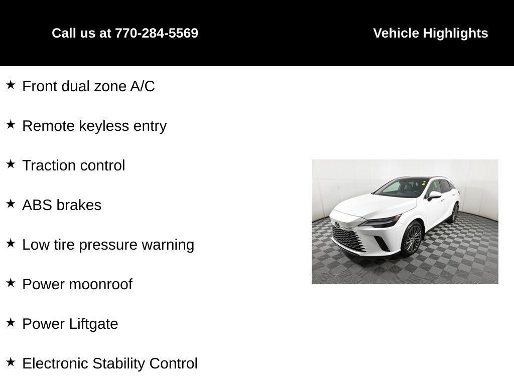 used 2024 Lexus RX 350 car, priced at $60,988