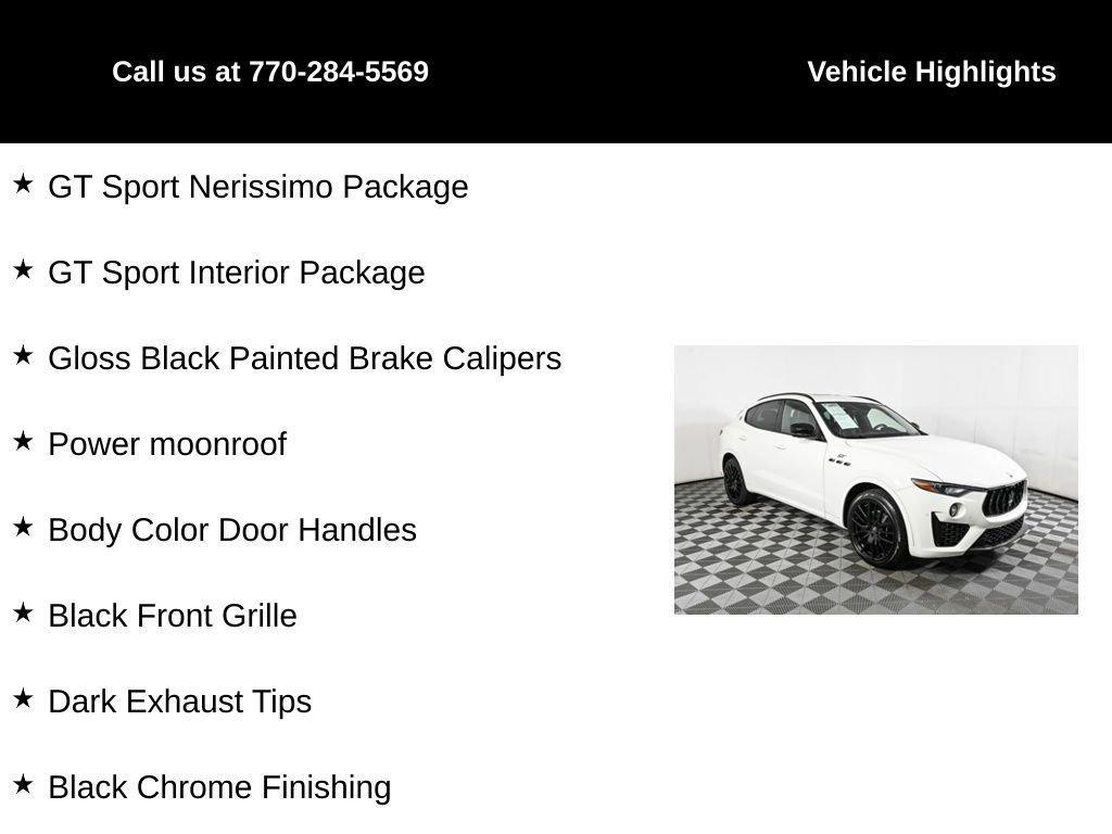 used 2022 Maserati Levante car, priced at $35,469