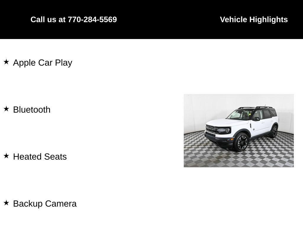 used 2023 Ford Bronco Sport car, priced at $29,388
