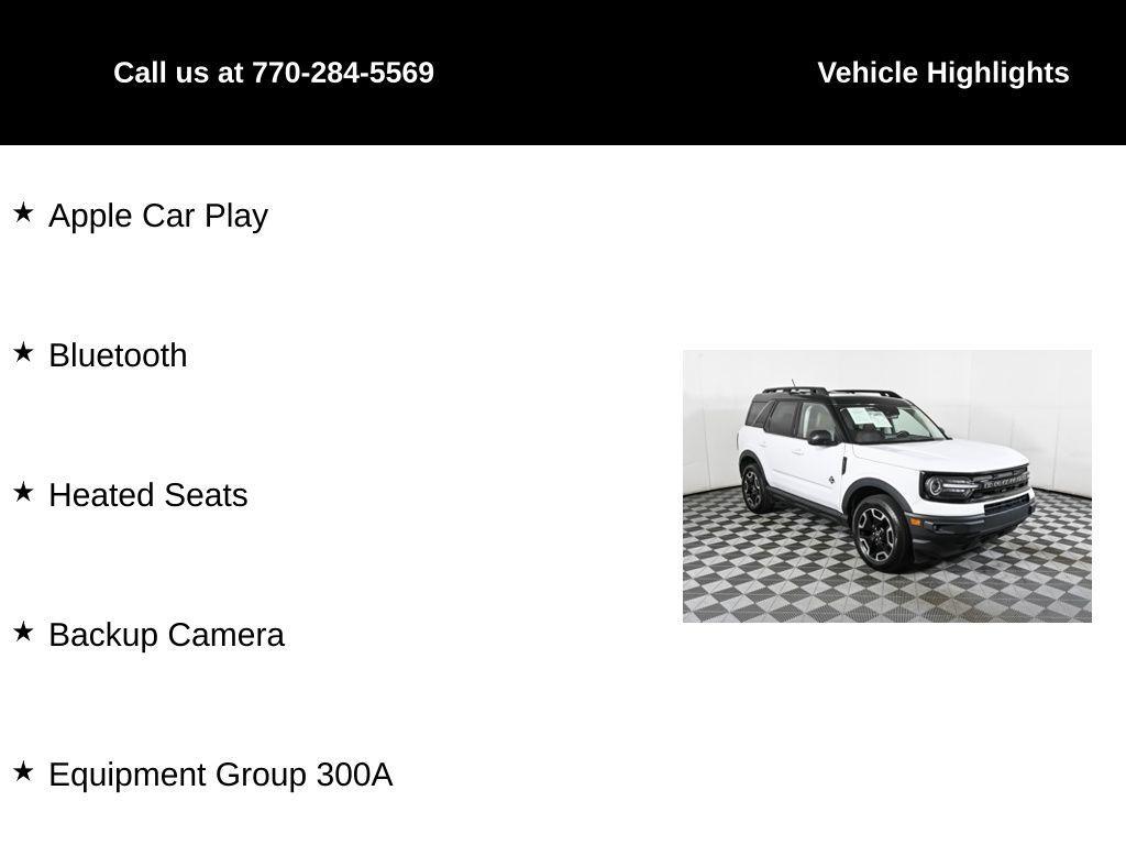 used 2023 Ford Bronco Sport car, priced at $27,999
