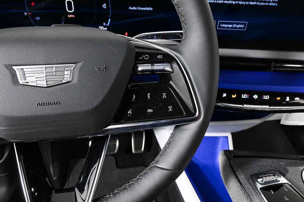 new 2025 Cadillac OPTIQ car, priced at $56,215
