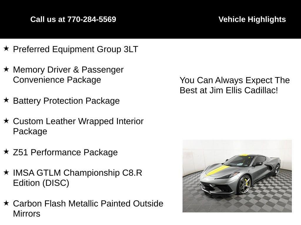 used 2022 Chevrolet Corvette car, priced at $72,500