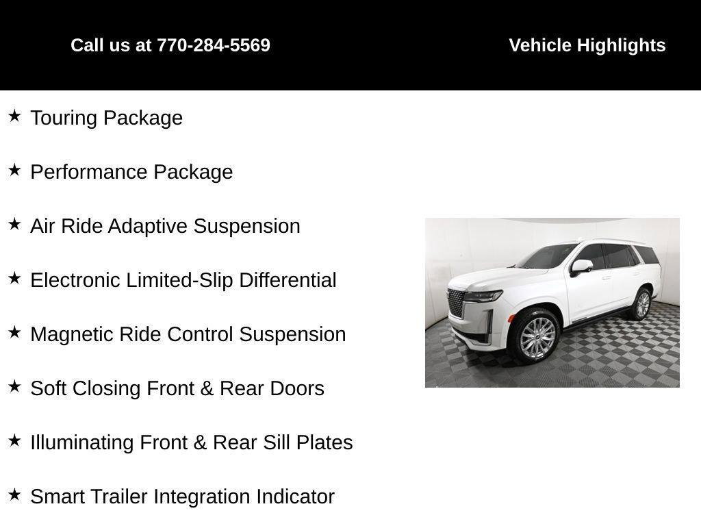 used 2022 Cadillac Escalade car, priced at $60,988