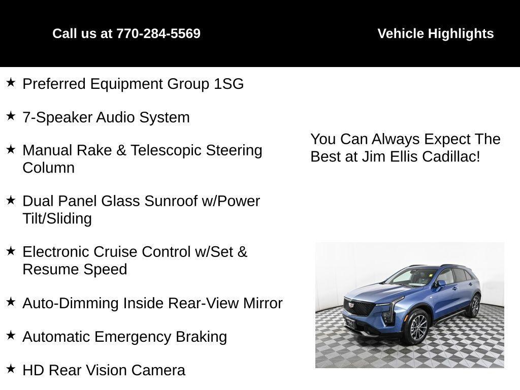 used 2024 Cadillac XT4 car, priced at $42,500