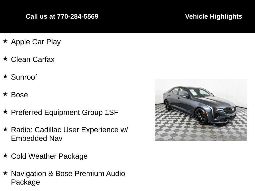 used 2021 Cadillac CT4 car, priced at $36,786