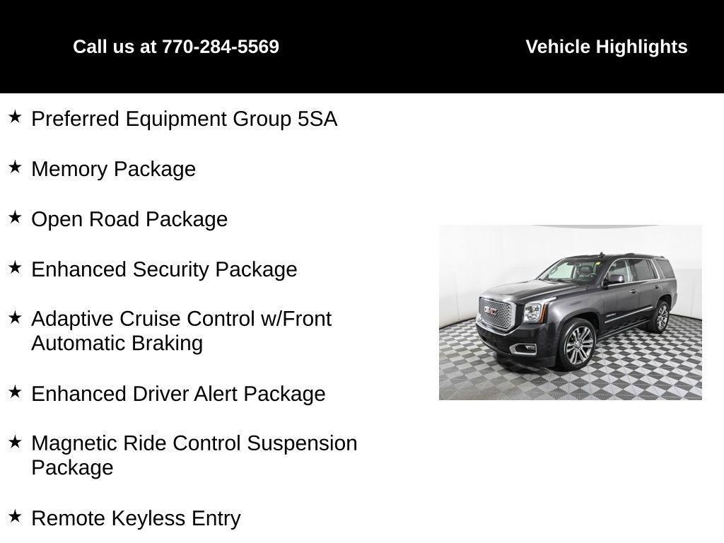 used 2017 GMC Yukon car, priced at $29,877