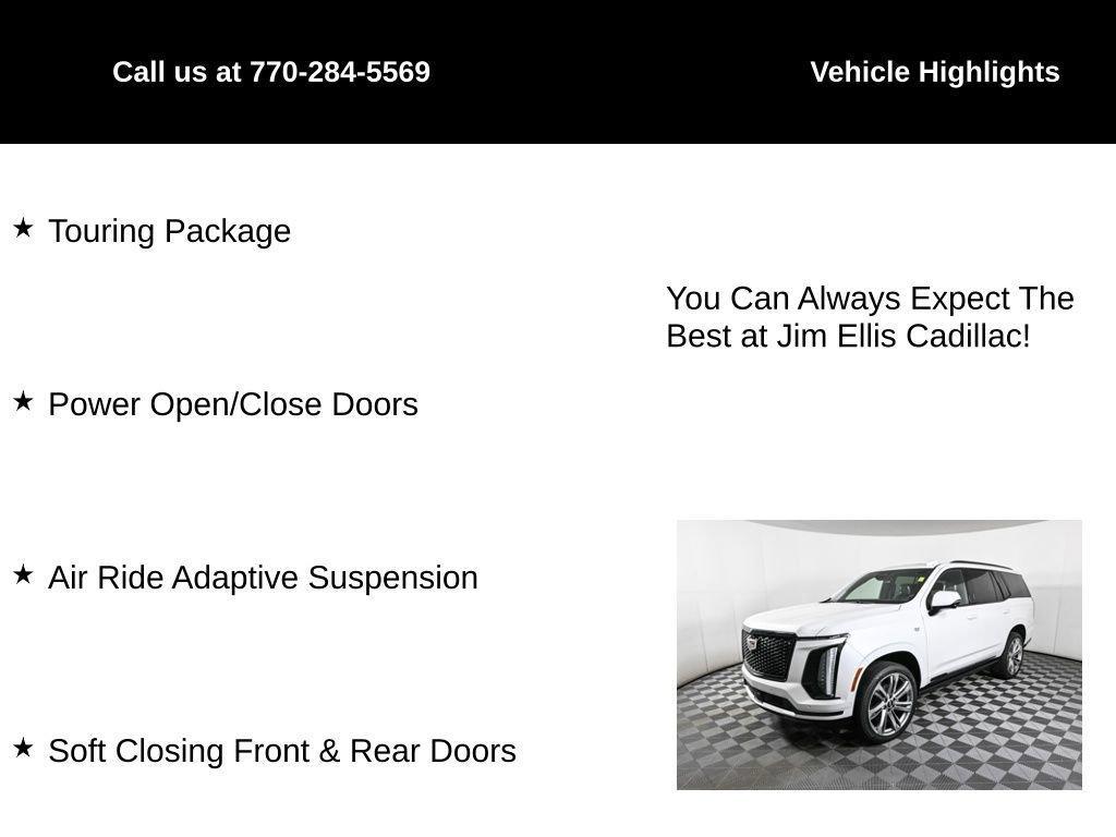 used 2025 Cadillac Escalade car, priced at $132,988