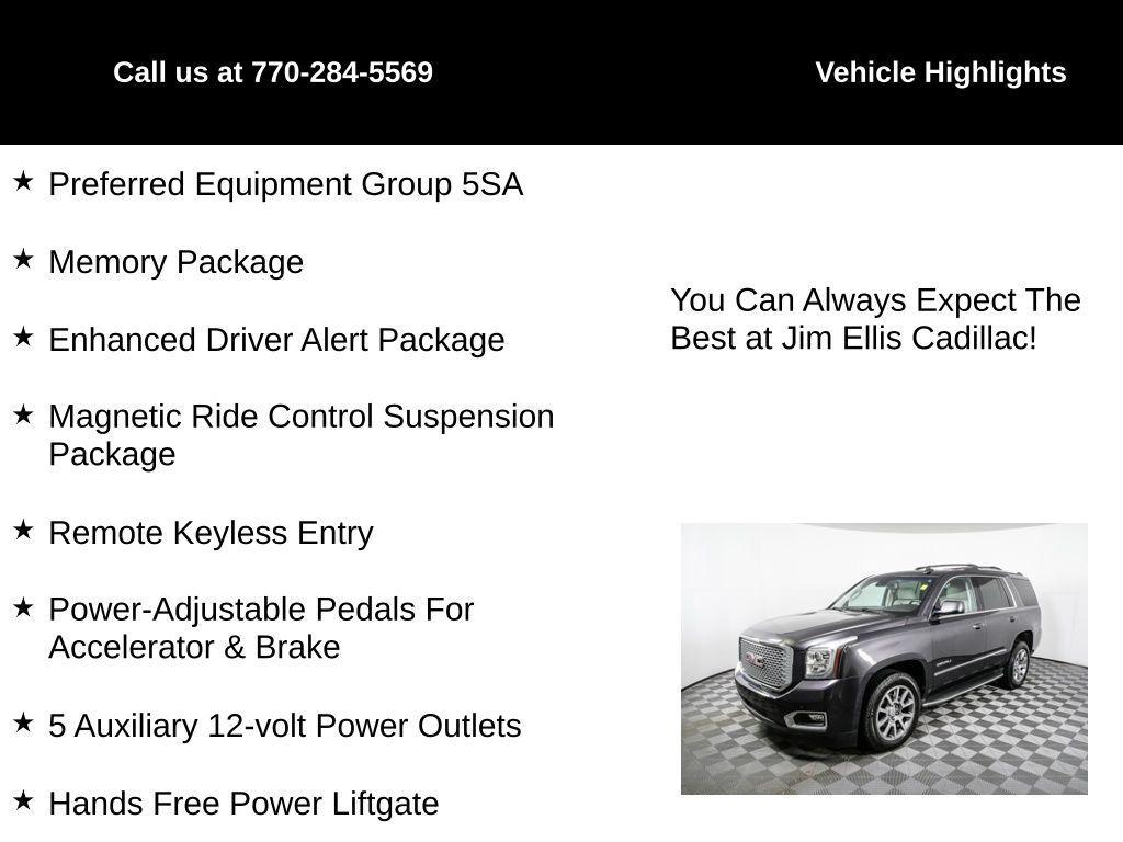 used 2016 GMC Yukon car, priced at $20,979