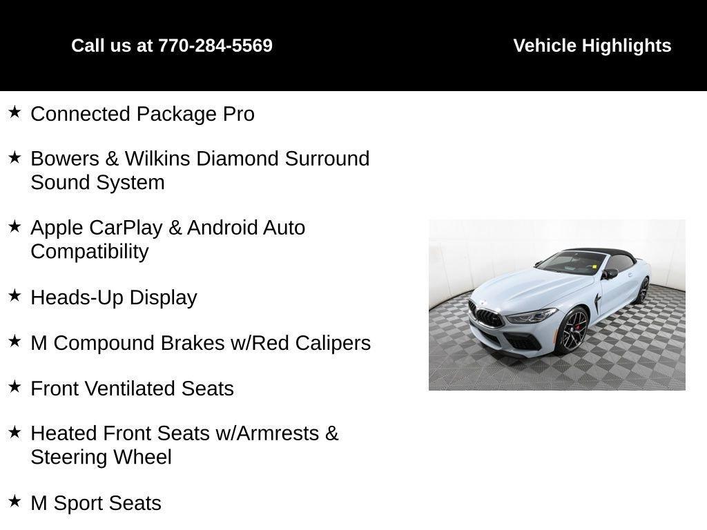 used 2023 BMW M8 car, priced at $99,865