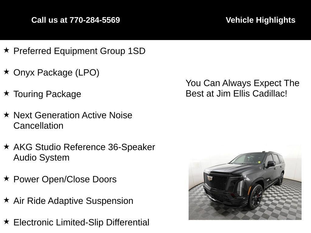 used 2025 Cadillac Escalade car, priced at $191,000