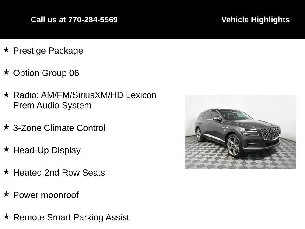 used 2024 Genesis GV80 car, priced at $59,469