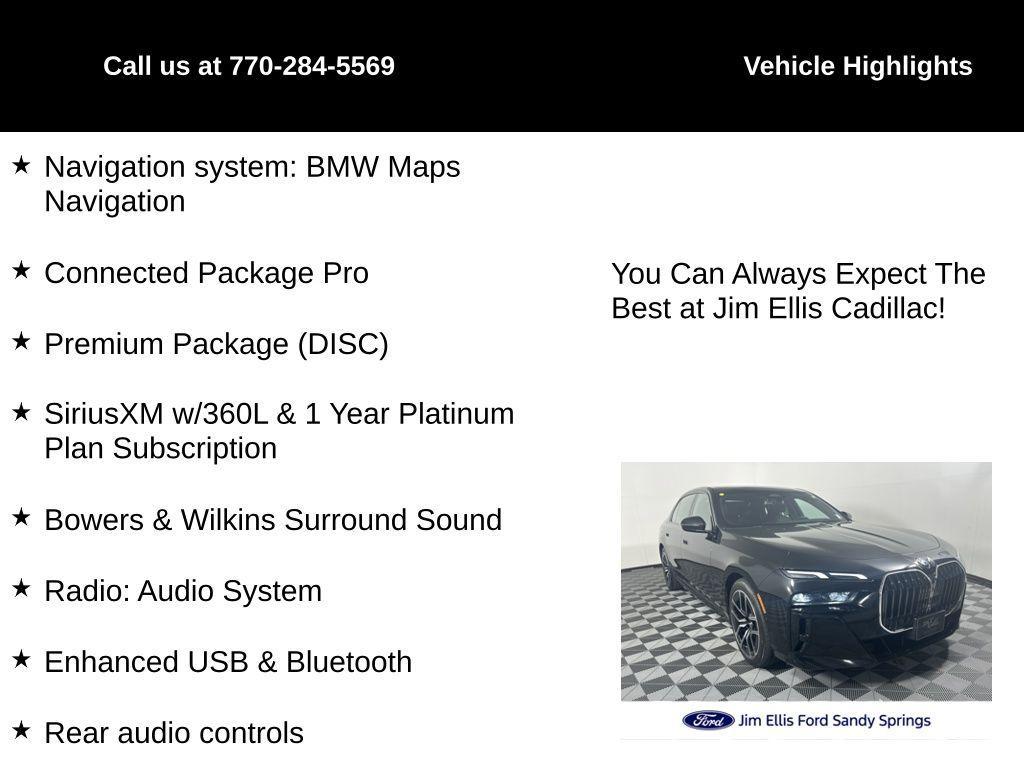 used 2024 BMW 740 car, priced at $70,400