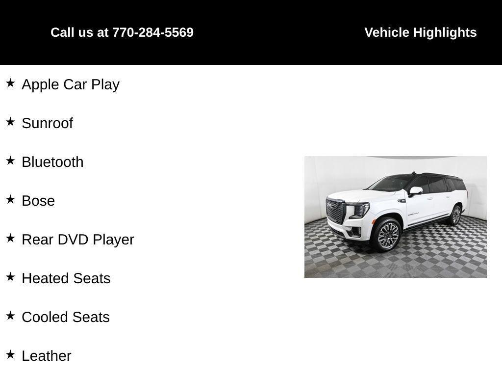 used 2023 GMC Yukon XL car, priced at $70,500