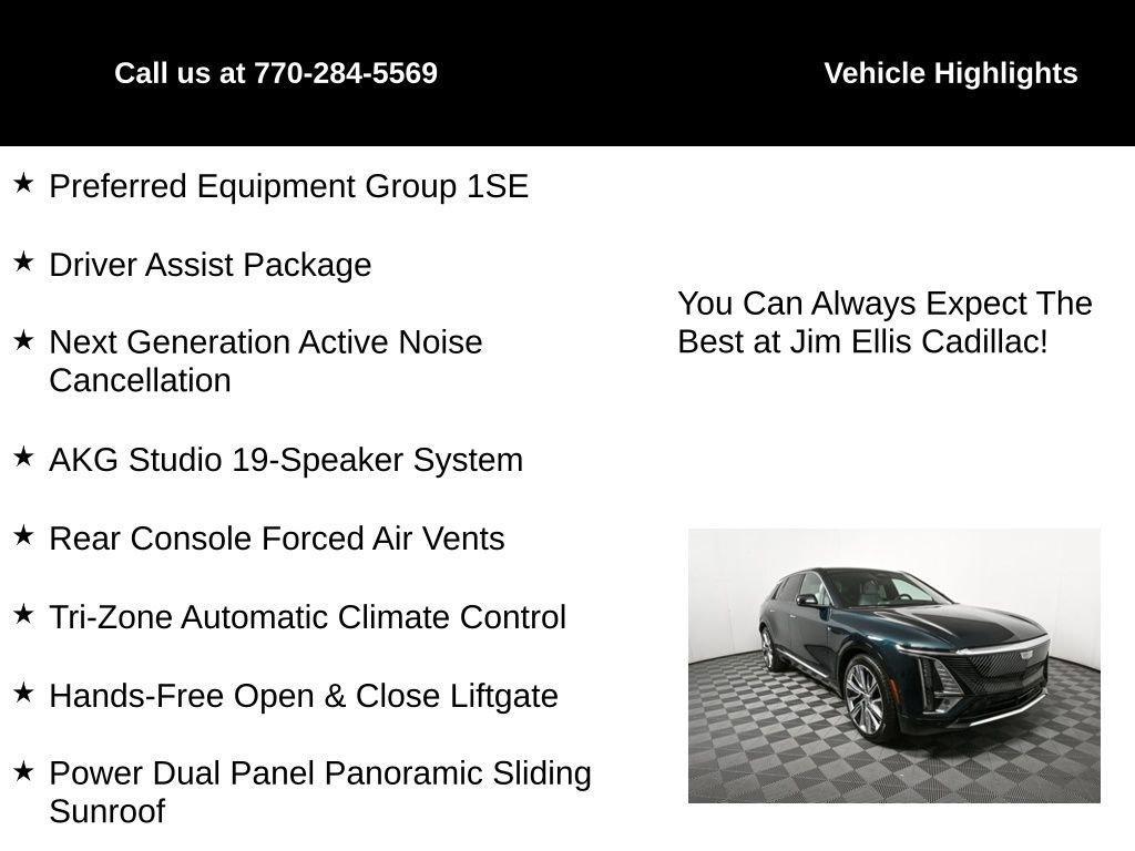used 2024 Cadillac LYRIQ car, priced at $45,836