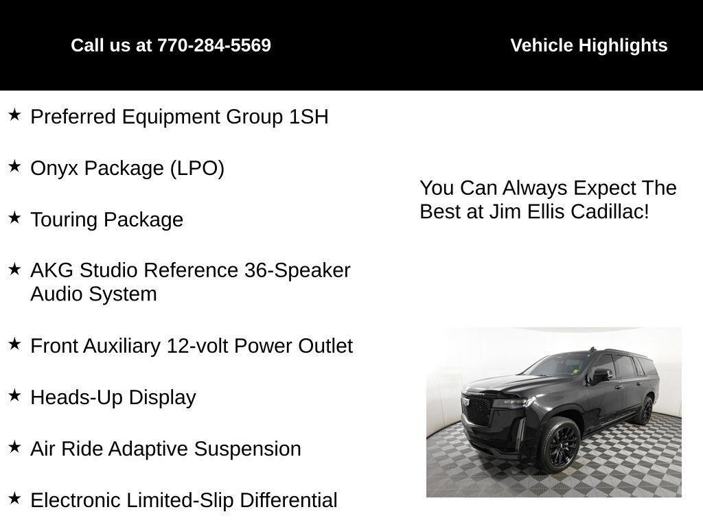 used 2024 Cadillac Escalade ESV car, priced at $100,000