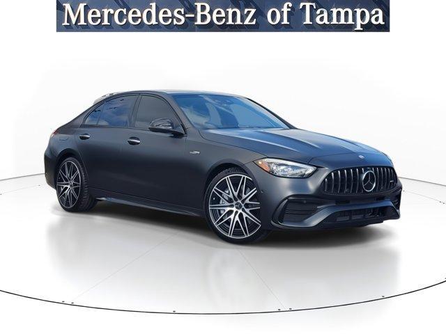 used 2024 Mercedes-Benz AMG C 43 car, priced at $62,594