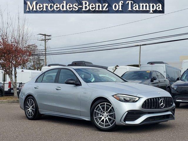 used 2024 Mercedes-Benz AMG C 43 car, priced at $63,200