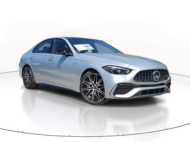 new 2024 Mercedes-Benz AMG C 43 car, priced at $73,310