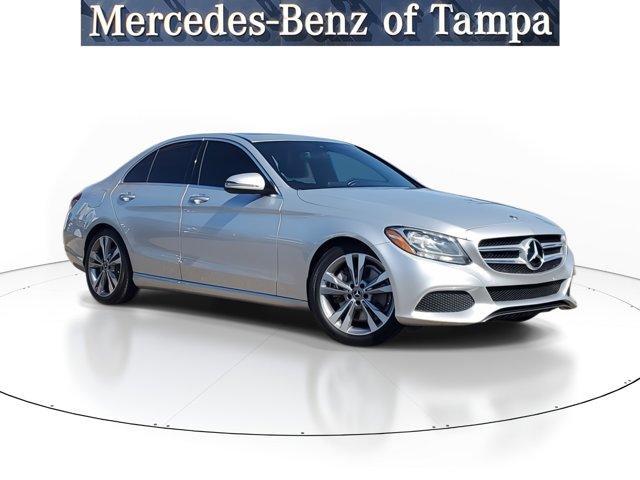 used 2018 Mercedes-Benz C-Class car, priced at $15,500