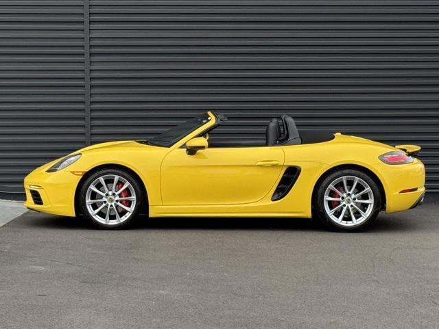 used 2021 Porsche 718 Boxster car, priced at $77,500