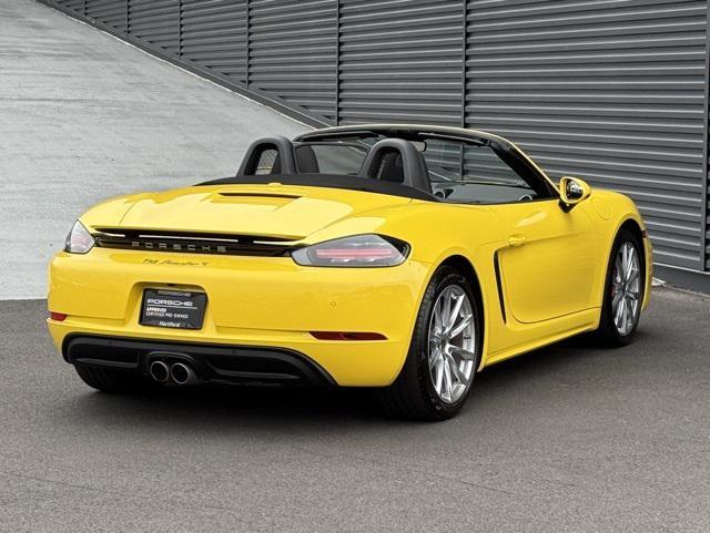 used 2021 Porsche 718 Boxster car, priced at $77,500